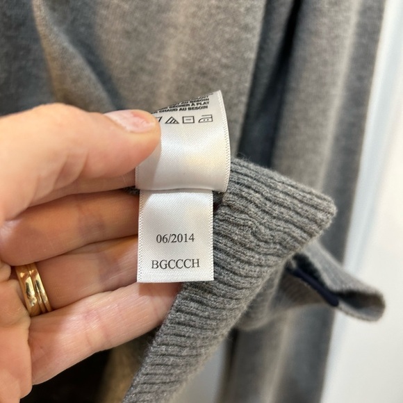 Aeropostale Wool Infused Gray Casual Sweater Crew Neck Pullover Preppy Men's Lg - Picture 8 of 8